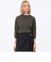 【Cleric Collar Knit(クレリックカラーニット)】ドルマンスリーブ