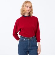 【Cleric Collar Knit(クレリックカラーニット)】ドルマンスリーブ