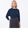 【Cleric Collar Knit(クレリックカラーニット)】ドルマンスリーブ