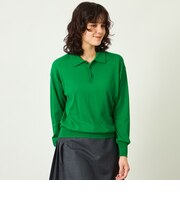 GREY LABEL ファインコットンポロニット