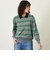 GREY LABEL ファインコットンボーダーポロニット