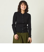 GREY LABEL ニットポロカーディガン