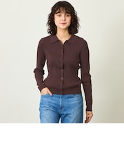 GREY LABEL ニットポロカーディガン