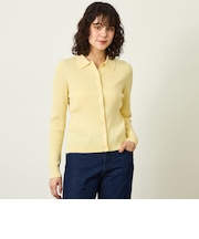 GREY LABEL ニットポロカーディガン