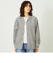 GREY LABEL チェックオープンカラーシャツ
