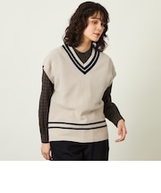 GREY LABEL チルデンニットベスト