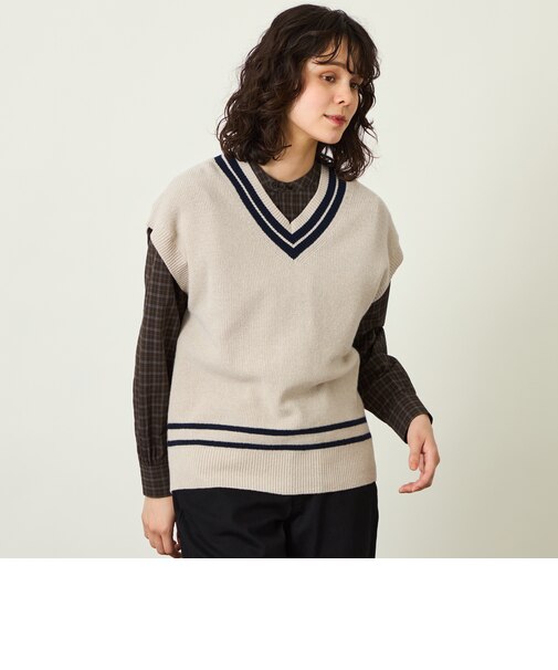GREY LABEL チルデンニットベスト