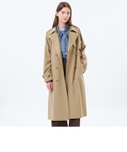 【WELBURY TRENCH(ウェルベリートレンチ)】琉毛ウールギャバ