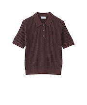 GREY LABEL ケーブルポロニット