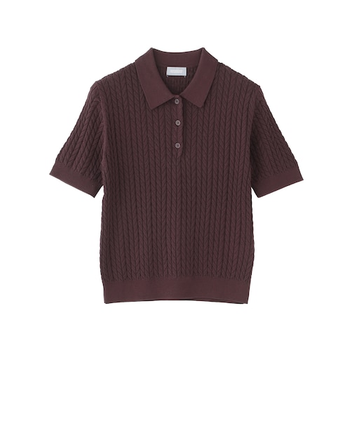 GREY LABEL ケーブルポロニット