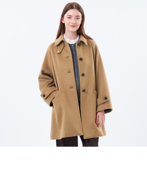 【WEB&一部店舗限定】【WELBURY(ウェルベリー)】カシミヤダブルクロス製