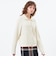 ラウンドカラーニットジャケット