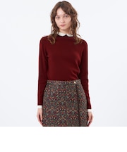 【Cleric Collar Knit(クレリックカラーニット)】