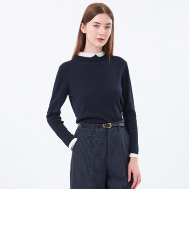 【Cleric Collar Knit(クレリックカラーニット)】