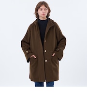 【LEE11月号/蛯原友里さん着用】【WELBURY HOOD(ウェルベリーフード)】ウールメルトン