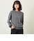 GREY LABEL ウールカシミヤバイカラーニット