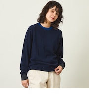 GREY LABEL ウールカシミヤバイカラーニット