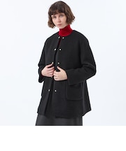 【WEB&一部店舗限定】ウールパイルミドルコート
