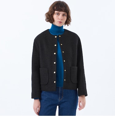 【WEB&一部店舗限定】ウールパイルショートコート