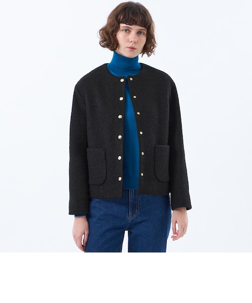 【WEB&一部店舗限定】ウールパイルショートコート