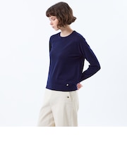 【WEB&一部店舗限定】CASHWOOL ハイゲージクルーネックニット