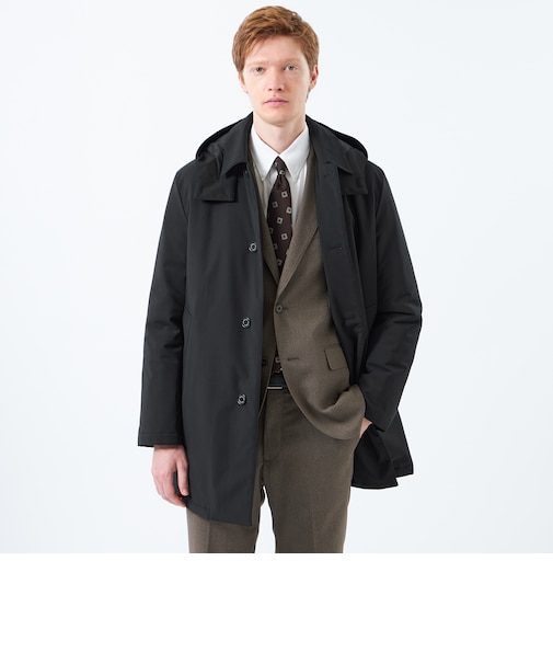 バックコーティングツイル WELLINGHTON(ウェリントン)middle button through パデッド
