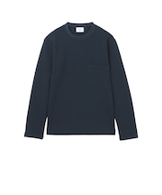 ブリテック クルーネックロンT 光電子ワッフル