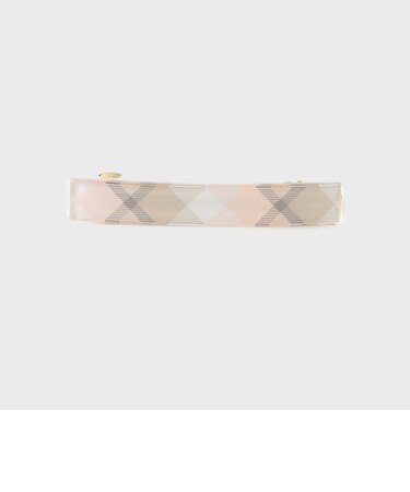 クリアクレストブリッジチェックバレッタピン