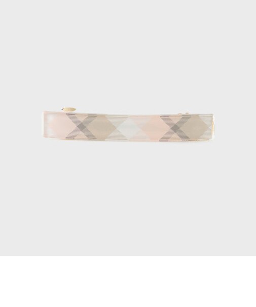 クリアクレストブリッジチェックバレッタピン