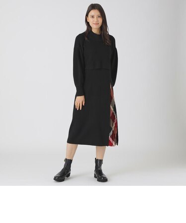 ニットレイヤードセットアップ