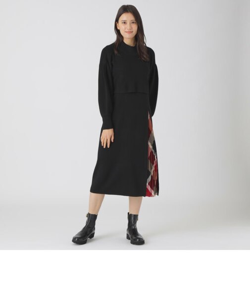 ニットレイヤードセットアップ