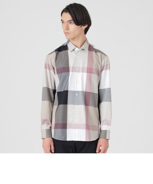 ビッグスケールクレストブリッジチェックシャツ