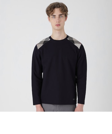 ショルダーチェックカットソー