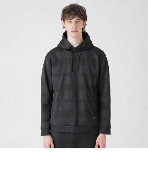 シャドーチェックフーディー