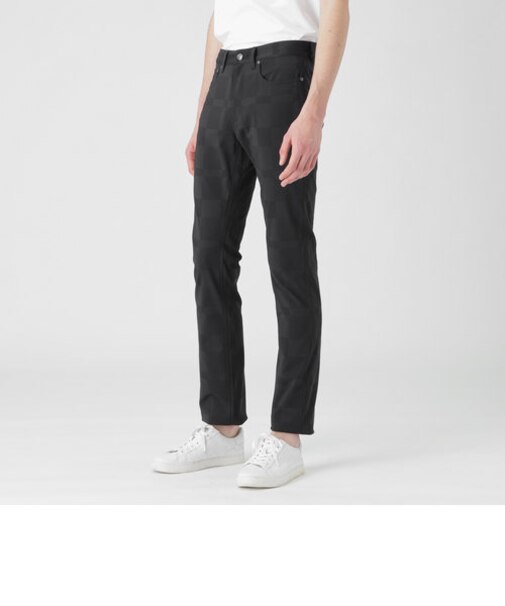 ドライタッチハイテンションシャドークレストブリッジチェック５ポケットパンツ