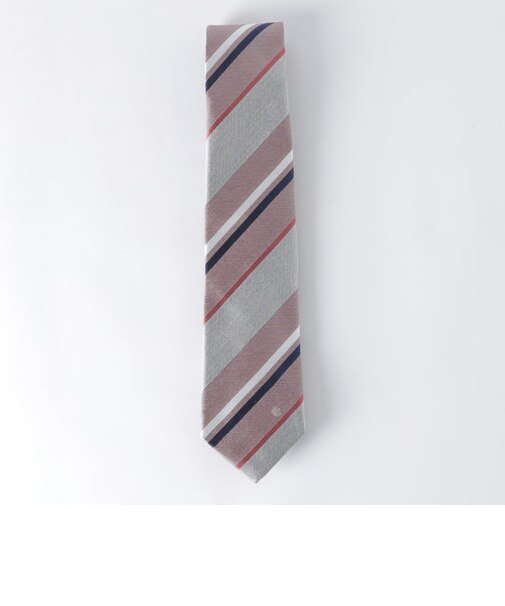 ホワイトバスケットレジメンタルタイ