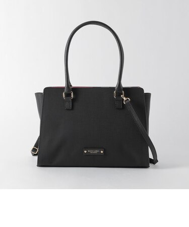 パーシャルクレストブリッジチェックPVCトート