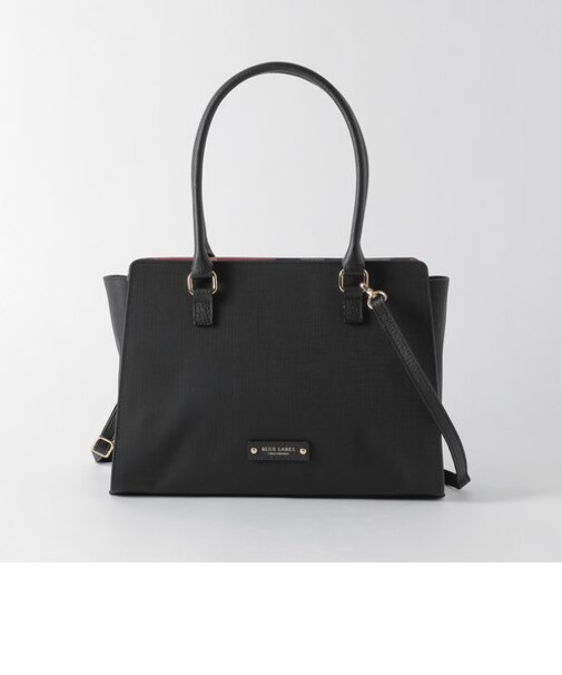 パーシャルクレストブリッジチェックPVCトート