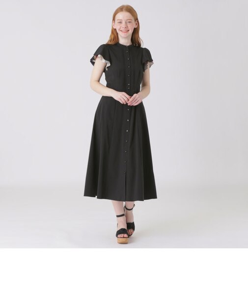 シルキータフタシャツドレス