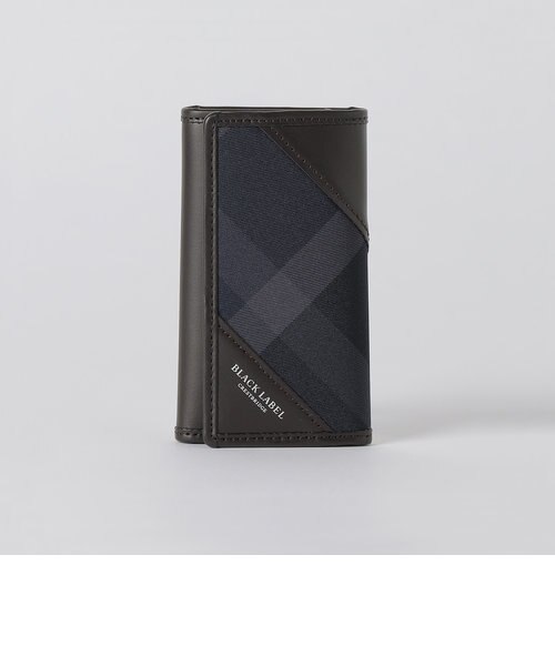 トーナルクレストブリッジチェックキーケース｜ブルーレーベル