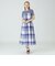 【限定カラーあり】クレストブリッジチェックソフティーボイルキャミソールドレス