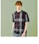 【WEB限定】ブラックチェックTシャツ