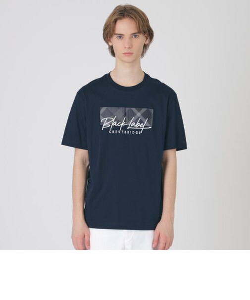 クレストブリッジチェックボックスロゴTシャツ