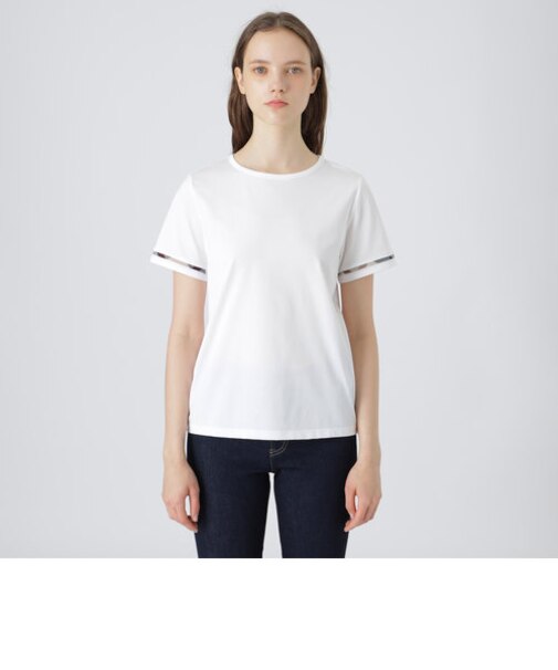 プレーティングシルケット天竺カットソー