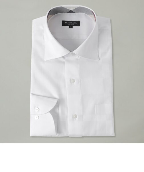 シャドークレストブリッジチェックセミワイドカラーシャツ