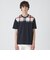 パーシャルチェックカノコTシャツ
