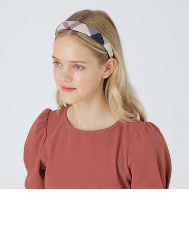 クレストブリッジチェックカチューシャ