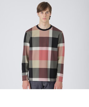 クレストブリッジチェックストレッチカットソー