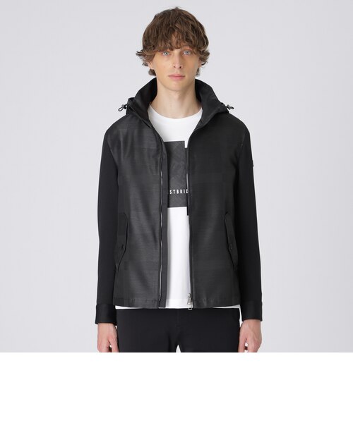 ブラックレーベル ジャージーコンビシャドークレストブリッジチェックマリンパーカー ジャージーコンビシャドークレストブリッジチェックマリンパーカー