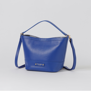 レザーバケットバッグ